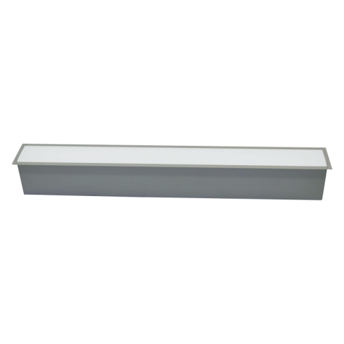 40W grey recessed, linear LED luminaire ESNA100_HIGH POWER_Emergency